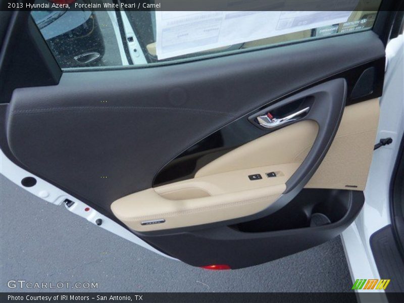 Porcelain White Pearl / Camel 2013 Hyundai Azera