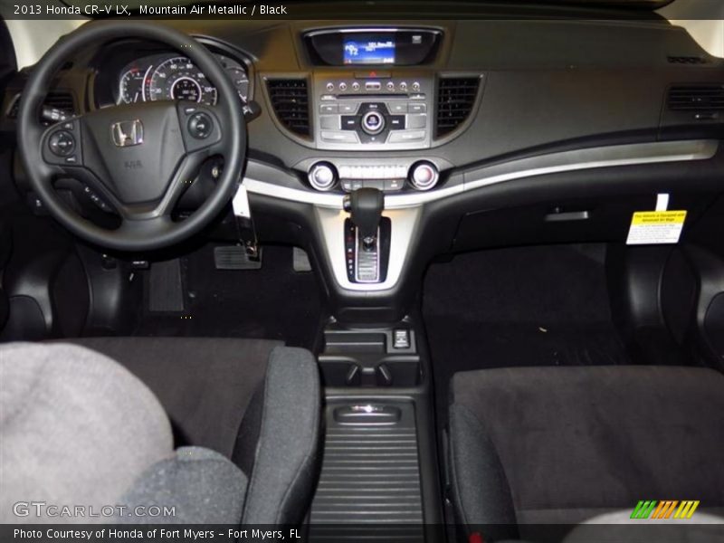 Mountain Air Metallic / Black 2013 Honda CR-V LX