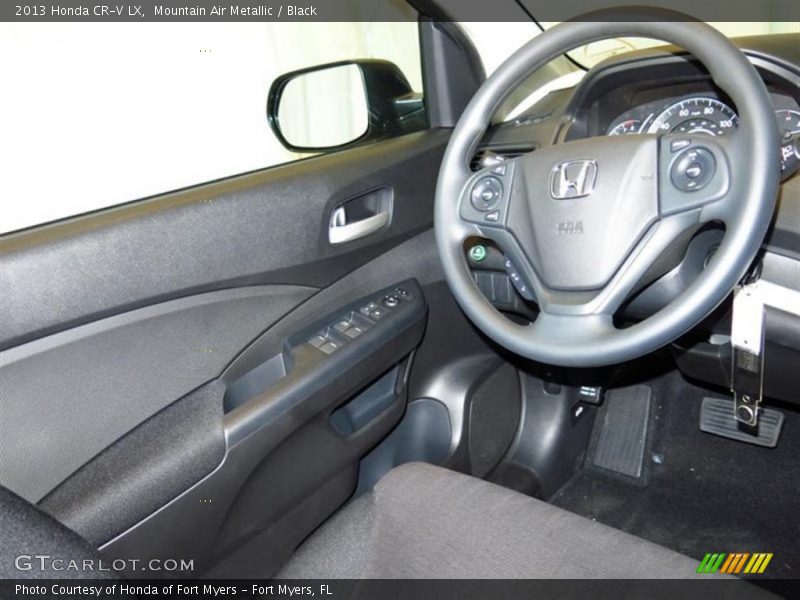 Mountain Air Metallic / Black 2013 Honda CR-V LX