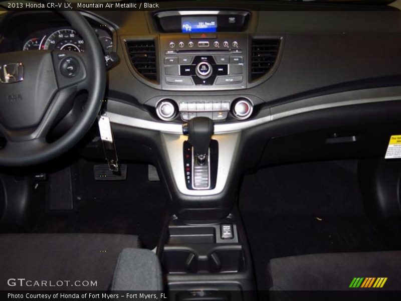 Mountain Air Metallic / Black 2013 Honda CR-V LX
