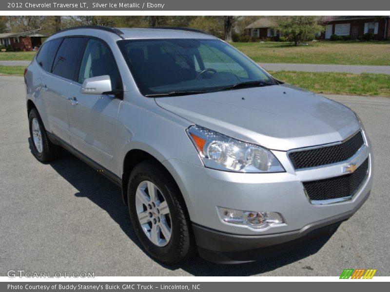 Silver Ice Metallic / Ebony 2012 Chevrolet Traverse LT