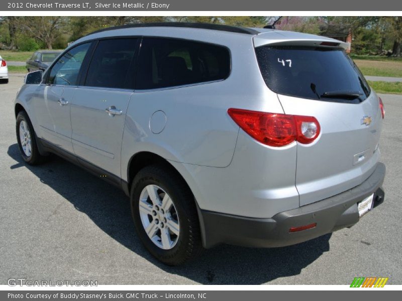Silver Ice Metallic / Ebony 2012 Chevrolet Traverse LT
