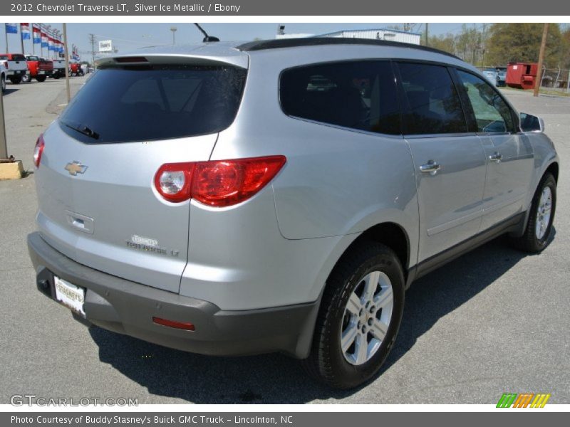 Silver Ice Metallic / Ebony 2012 Chevrolet Traverse LT