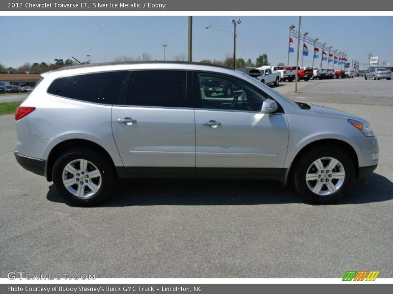 Silver Ice Metallic / Ebony 2012 Chevrolet Traverse LT