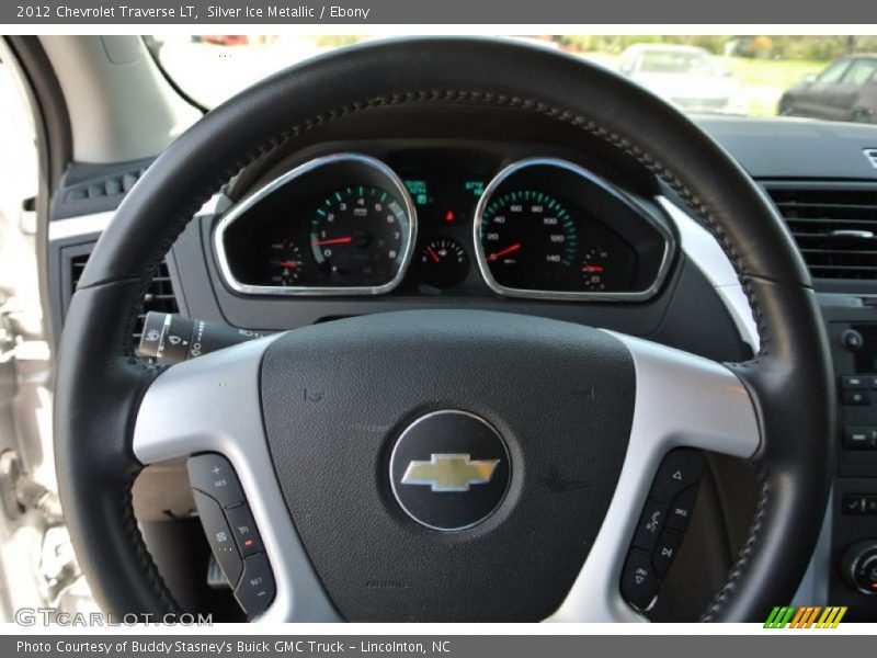 Silver Ice Metallic / Ebony 2012 Chevrolet Traverse LT