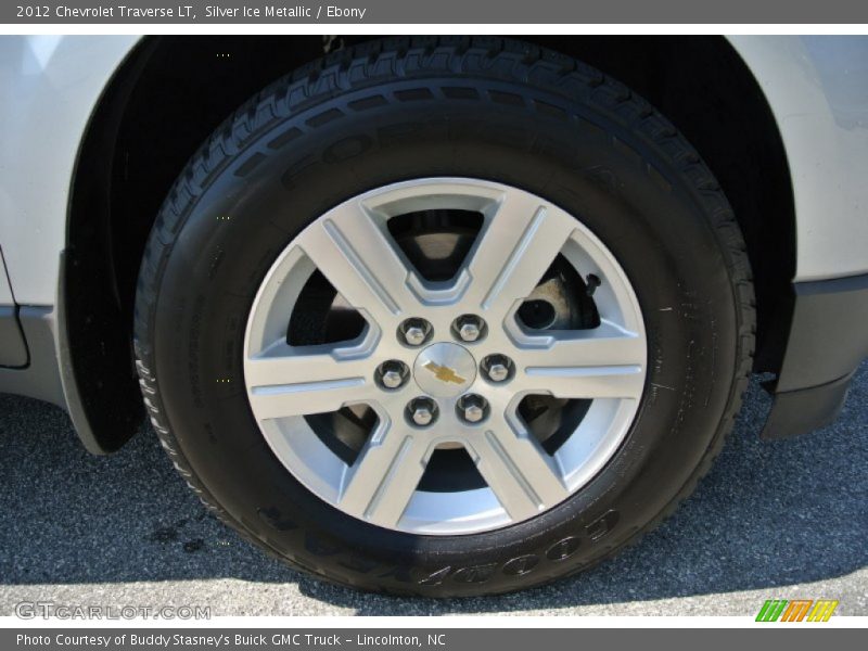Silver Ice Metallic / Ebony 2012 Chevrolet Traverse LT
