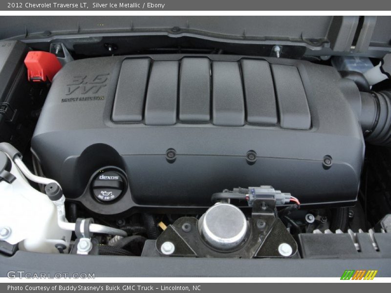 Silver Ice Metallic / Ebony 2012 Chevrolet Traverse LT
