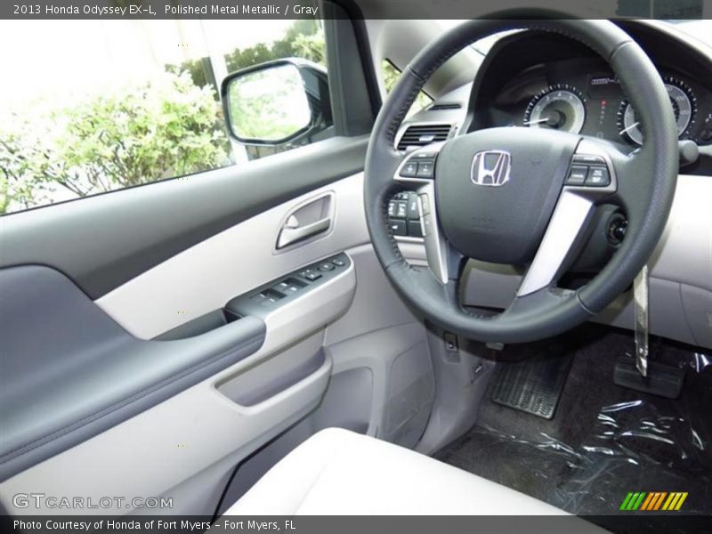 Polished Metal Metallic / Gray 2013 Honda Odyssey EX-L