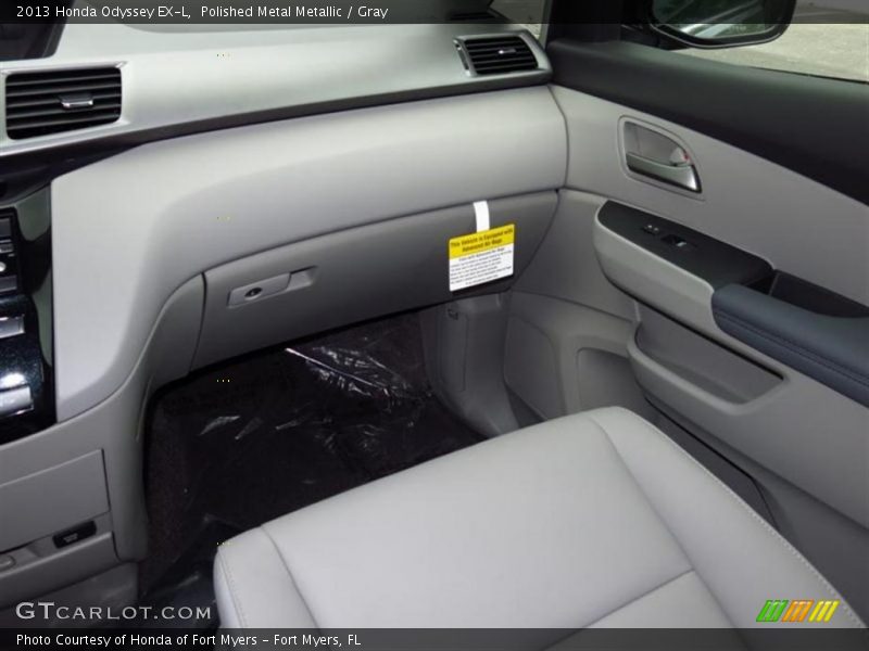 Polished Metal Metallic / Gray 2013 Honda Odyssey EX-L