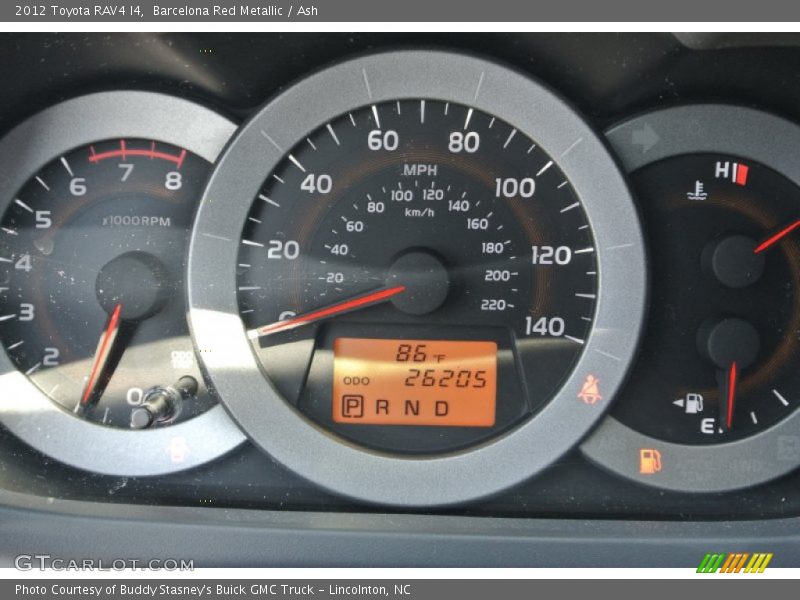 Barcelona Red Metallic / Ash 2012 Toyota RAV4 I4