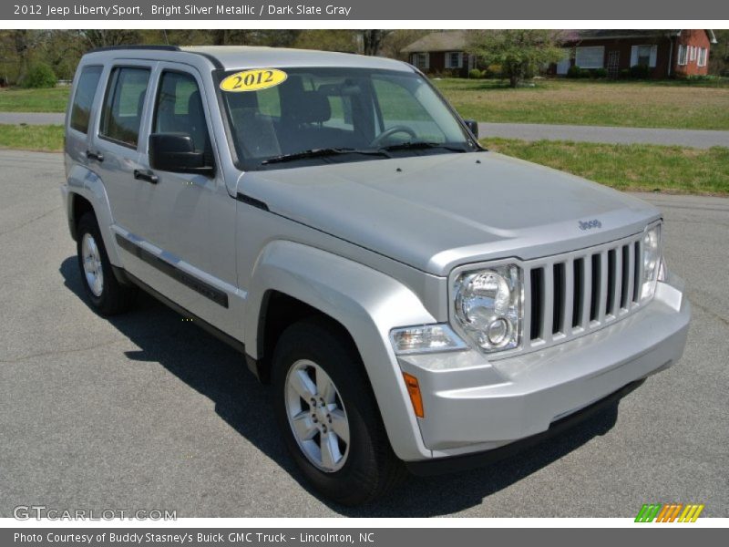 Bright Silver Metallic / Dark Slate Gray 2012 Jeep Liberty Sport
