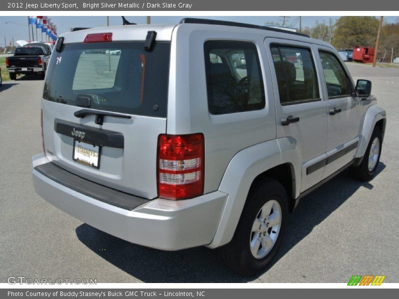 Bright Silver Metallic / Dark Slate Gray 2012 Jeep Liberty Sport