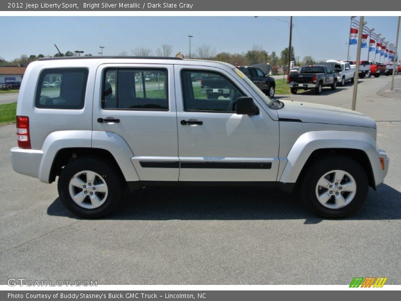 Bright Silver Metallic / Dark Slate Gray 2012 Jeep Liberty Sport