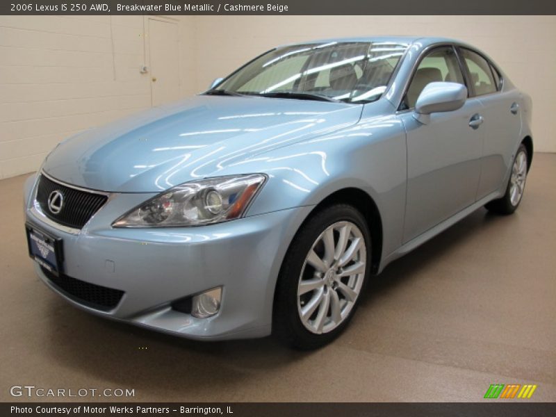 Breakwater Blue Metallic / Cashmere Beige 2006 Lexus IS 250 AWD