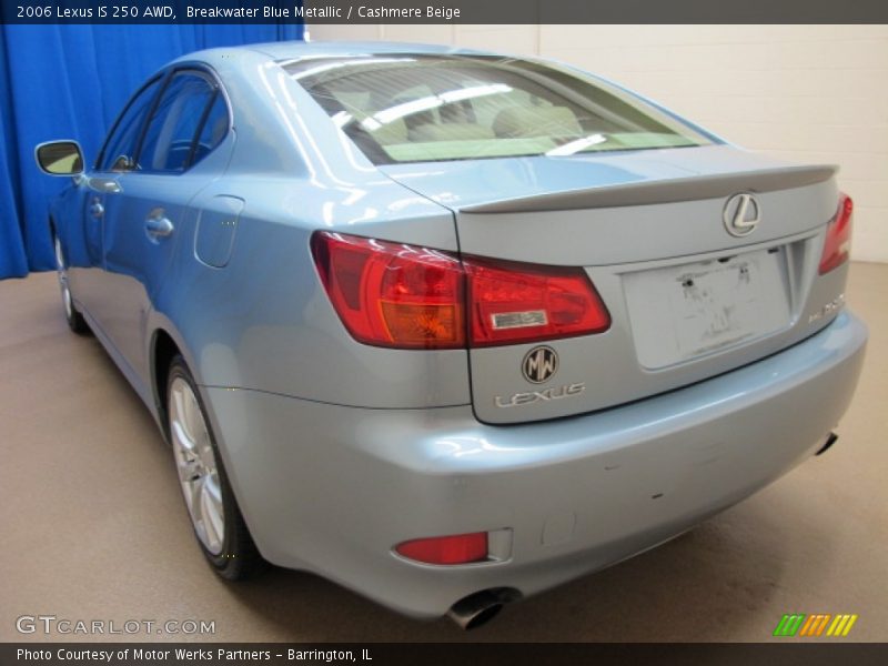 Breakwater Blue Metallic / Cashmere Beige 2006 Lexus IS 250 AWD