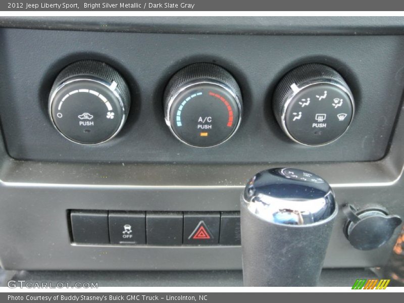 Bright Silver Metallic / Dark Slate Gray 2012 Jeep Liberty Sport