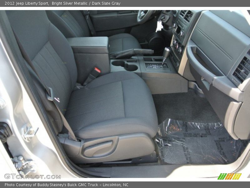 Bright Silver Metallic / Dark Slate Gray 2012 Jeep Liberty Sport