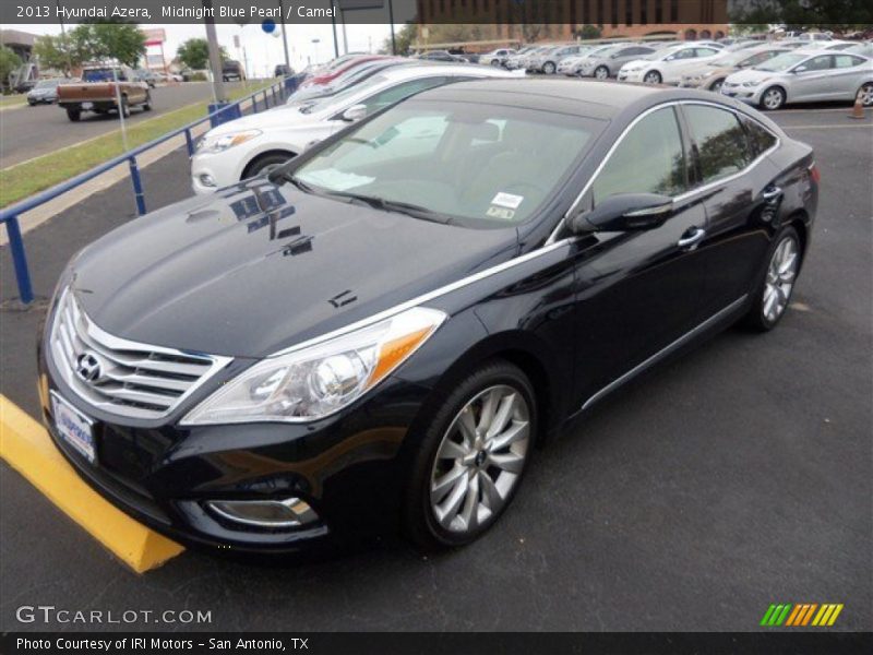 Midnight Blue Pearl / Camel 2013 Hyundai Azera