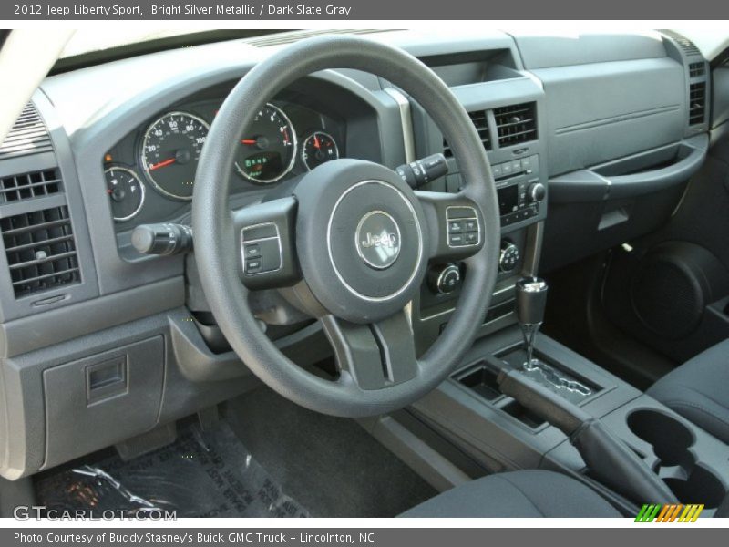 Bright Silver Metallic / Dark Slate Gray 2012 Jeep Liberty Sport