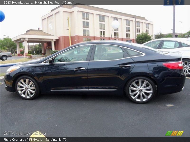 Midnight Blue Pearl / Camel 2013 Hyundai Azera
