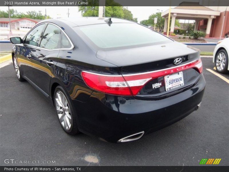 Midnight Blue Pearl / Camel 2013 Hyundai Azera