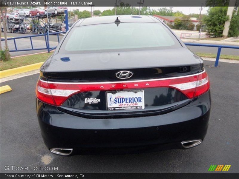 Midnight Blue Pearl / Camel 2013 Hyundai Azera