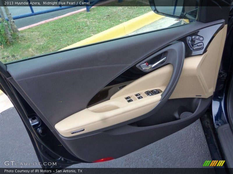 Midnight Blue Pearl / Camel 2013 Hyundai Azera