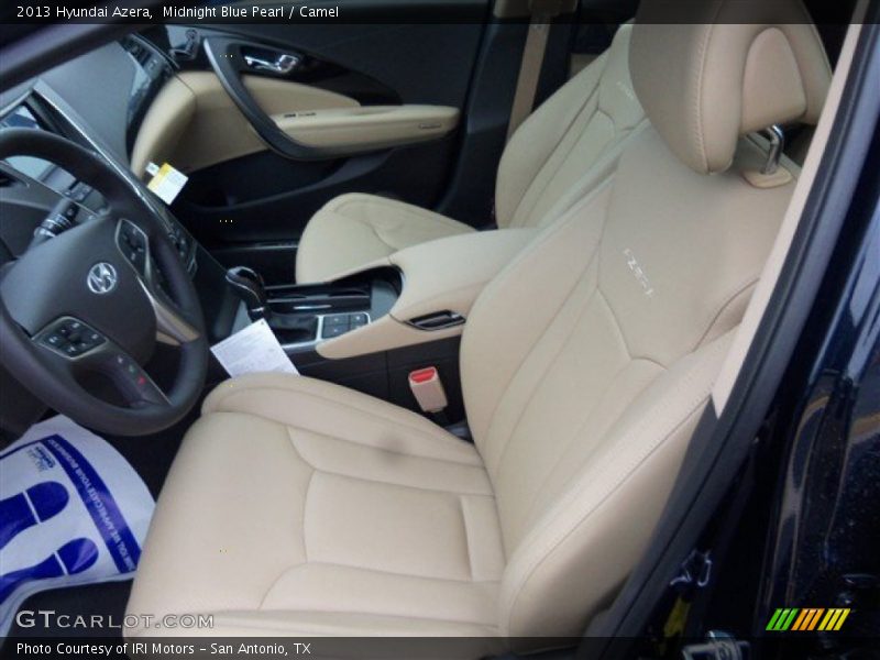 Front Seat of 2013 Azera 