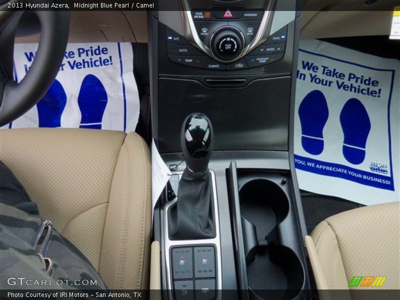 Midnight Blue Pearl / Camel 2013 Hyundai Azera