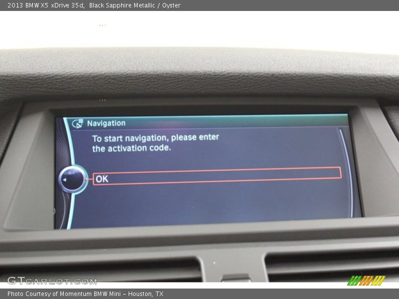 Black Sapphire Metallic / Oyster 2013 BMW X5 xDrive 35d