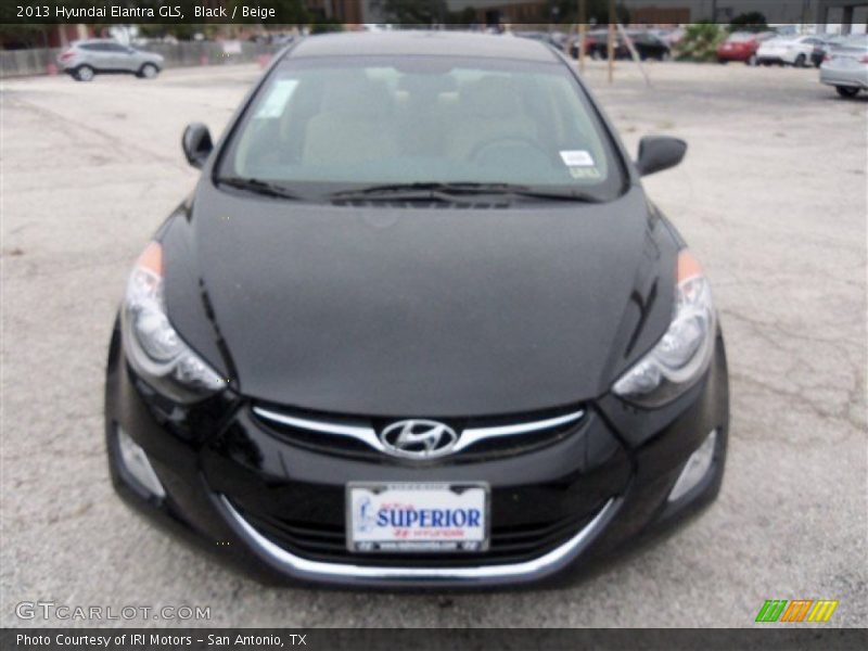 Black / Beige 2013 Hyundai Elantra GLS