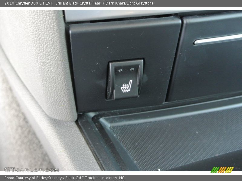 Brilliant Black Crystal Pearl / Dark Khaki/Light Graystone 2010 Chrysler 300 C HEMI