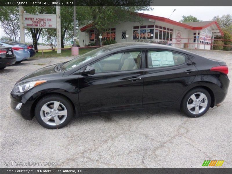 Black / Beige 2013 Hyundai Elantra GLS