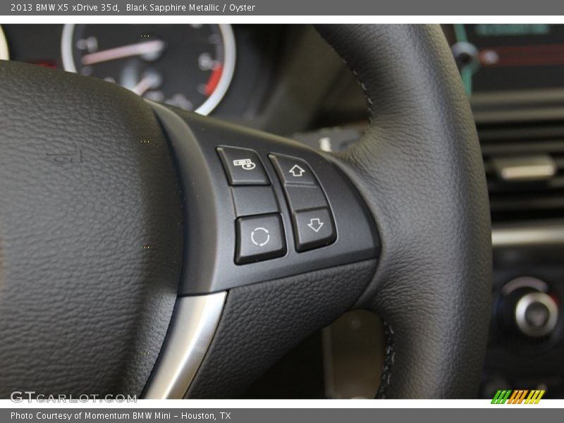 Black Sapphire Metallic / Oyster 2013 BMW X5 xDrive 35d