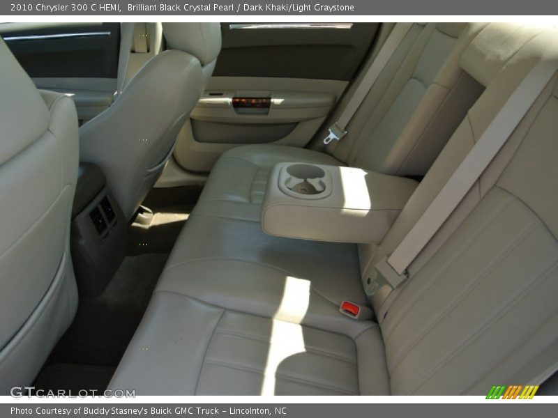 Brilliant Black Crystal Pearl / Dark Khaki/Light Graystone 2010 Chrysler 300 C HEMI