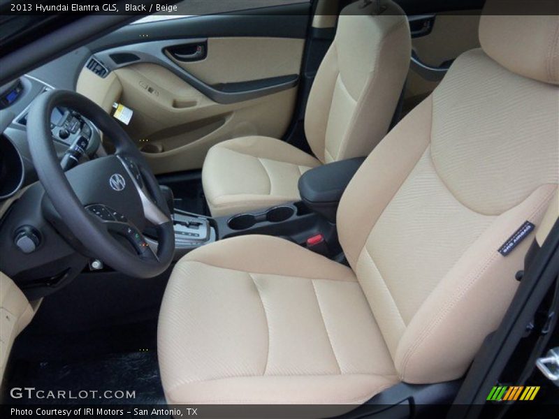Black / Beige 2013 Hyundai Elantra GLS