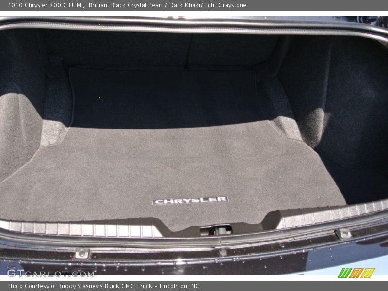 Brilliant Black Crystal Pearl / Dark Khaki/Light Graystone 2010 Chrysler 300 C HEMI