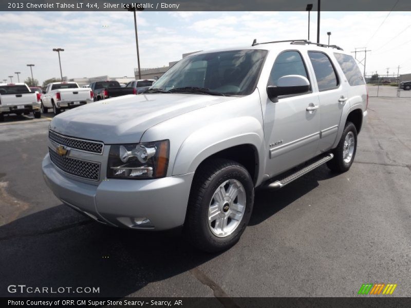 Silver Ice Metallic / Ebony 2013 Chevrolet Tahoe LT 4x4