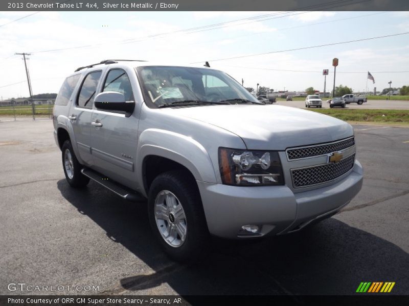 Silver Ice Metallic / Ebony 2013 Chevrolet Tahoe LT 4x4