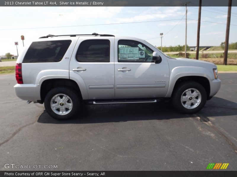 Silver Ice Metallic / Ebony 2013 Chevrolet Tahoe LT 4x4
