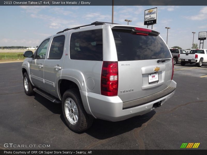 Silver Ice Metallic / Ebony 2013 Chevrolet Tahoe LT 4x4