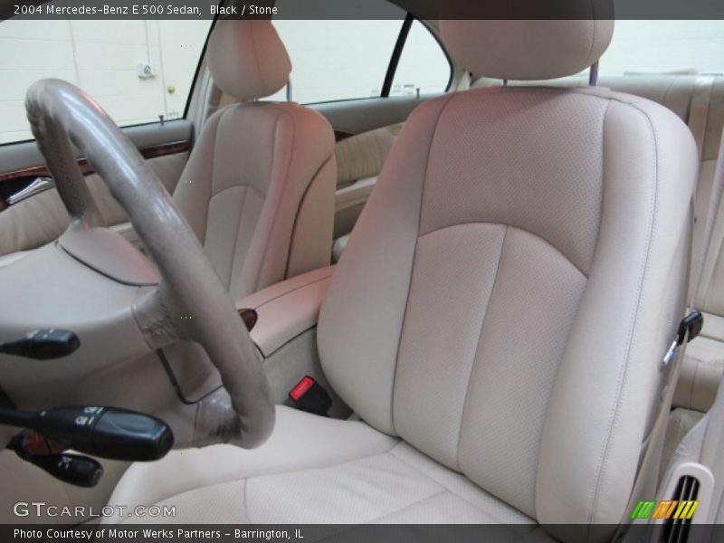Black / Stone 2004 Mercedes-Benz E 500 Sedan