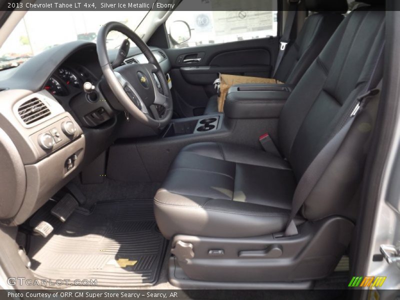 Silver Ice Metallic / Ebony 2013 Chevrolet Tahoe LT 4x4
