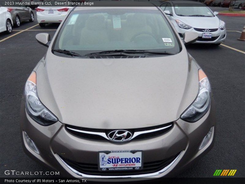 Desert Bronze / Beige 2013 Hyundai Elantra GLS