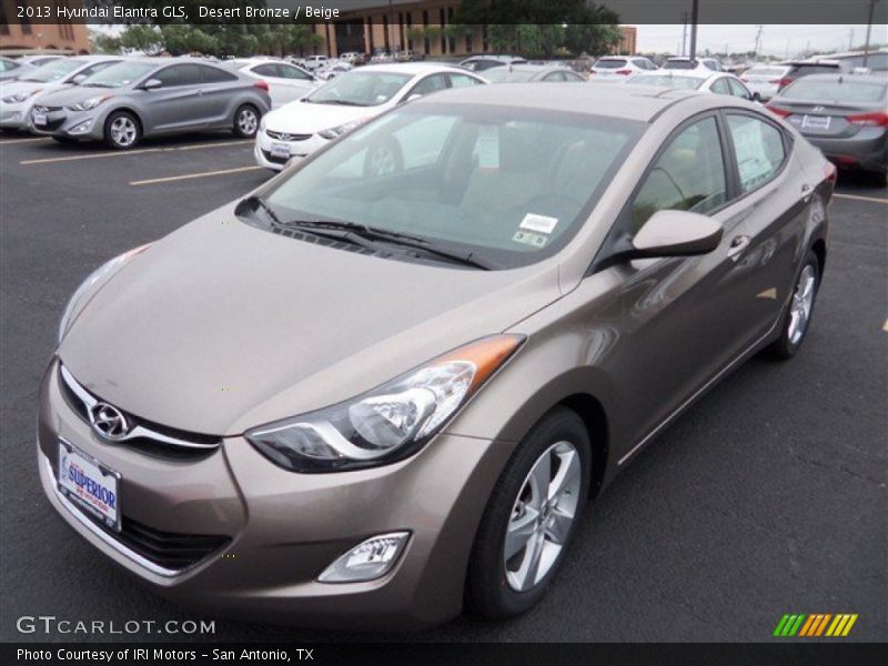 Desert Bronze / Beige 2013 Hyundai Elantra GLS