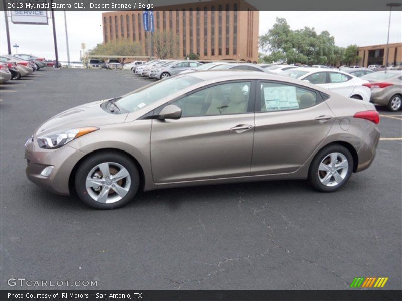 Desert Bronze / Beige 2013 Hyundai Elantra GLS