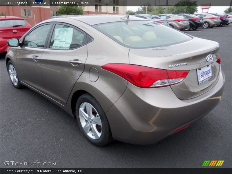 Desert Bronze / Beige 2013 Hyundai Elantra GLS