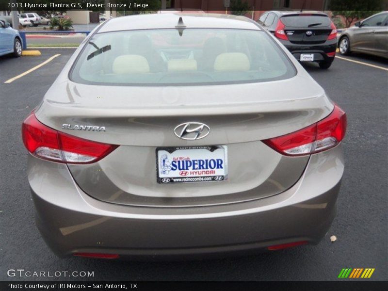 Desert Bronze / Beige 2013 Hyundai Elantra GLS