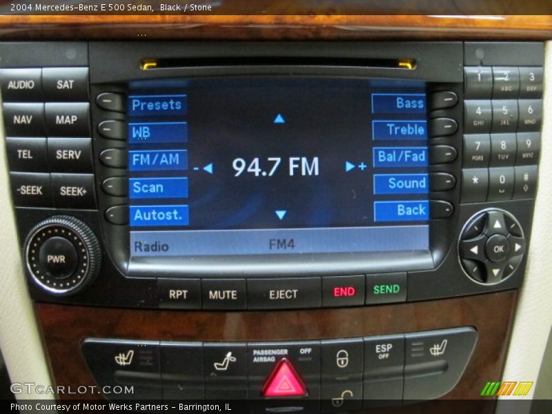 Black / Stone 2004 Mercedes-Benz E 500 Sedan