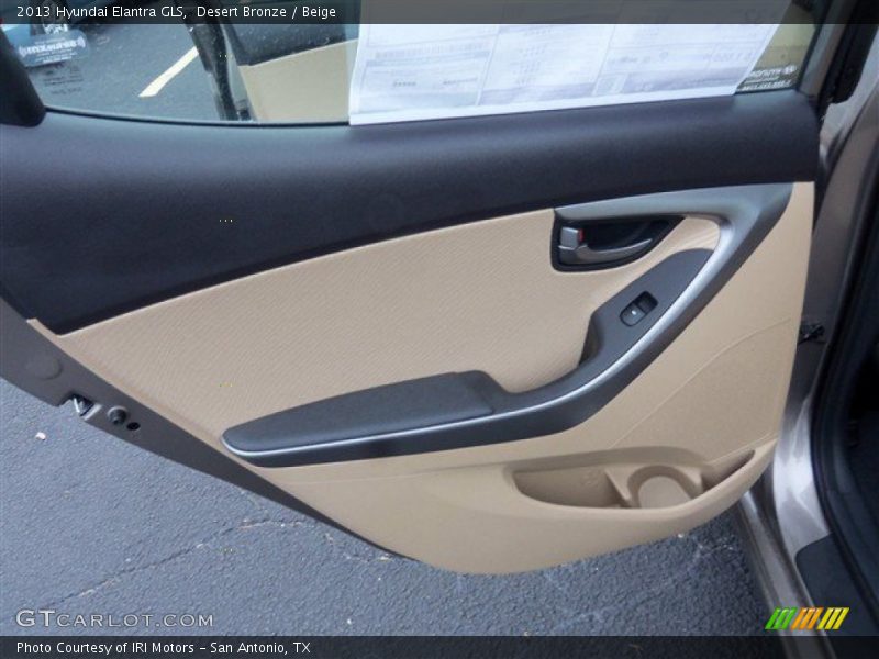 Desert Bronze / Beige 2013 Hyundai Elantra GLS